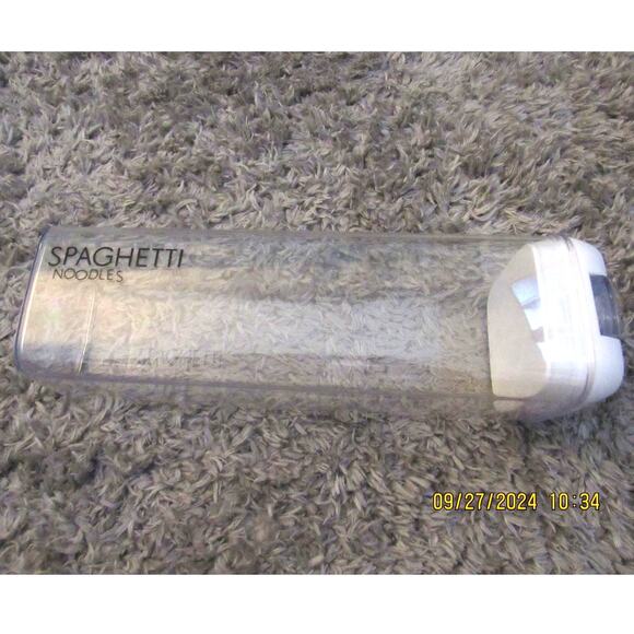 Sleek Tall Pantry Container – Clear Plastic with Modern Appeal - Picture 1 of 2